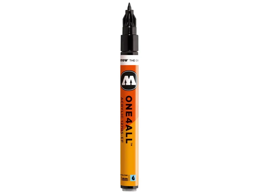 Marker acrilic Molotow ONE4ALL 127HS-EF 1 mm signal black