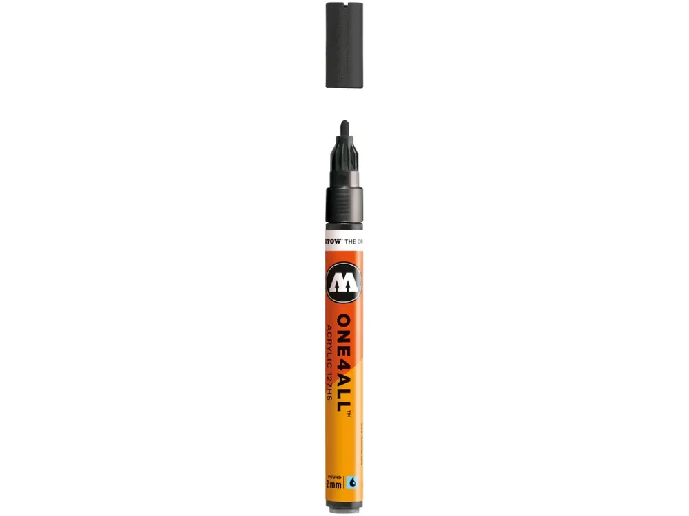 Marker Molotow ACRLIC ONE4ALL 127HS 2MM#223 METALLIC BLACK