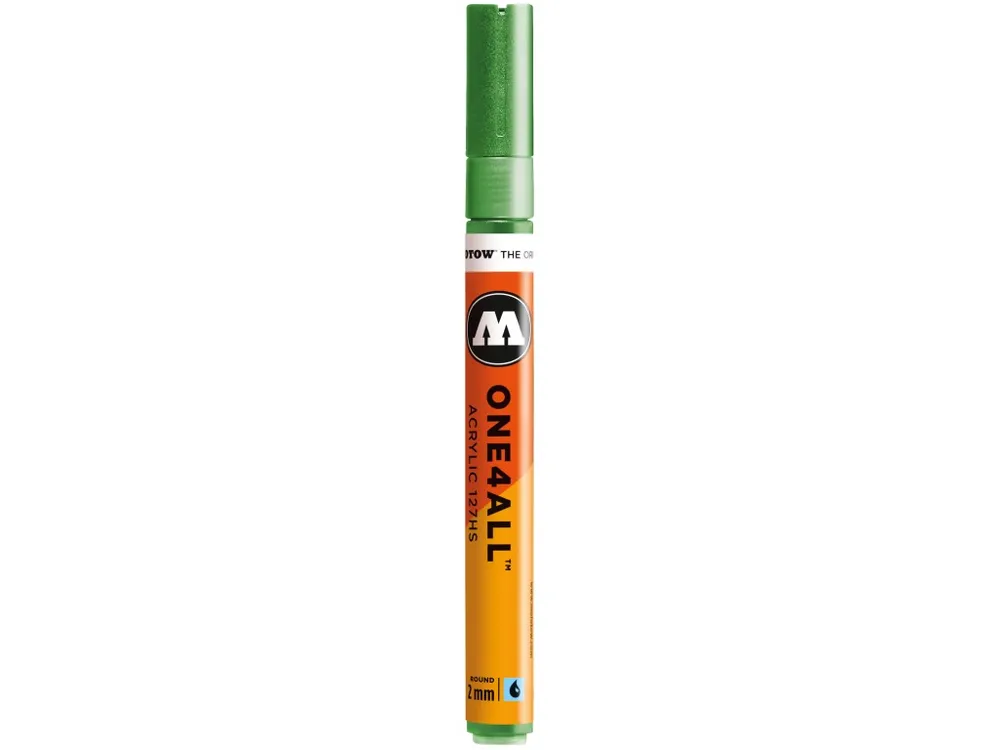 Marker Molotow ACRLIC ONE4ALL 127HS 2MM#226 METALLIC LIGHT GREEN