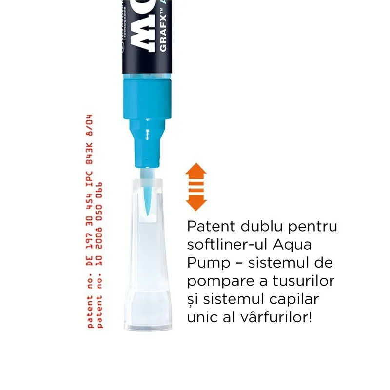 SOFTLINER CU POMPITA MOLOTOW AQUA,#008 PINK