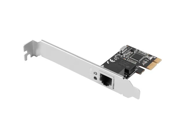 LANBERG Network card PCI-E PCE-1GB-201 gigabit ethernet RTL8111C chipset low profile