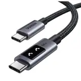 CABLU alimentare si date Ugreen, "L509", Fast Charging Data Cable pt. smartphone, USB Type-C la USB Type-C 100W/5A, 2m, braided, gri "35512" (timbru verde 0.08 lei)