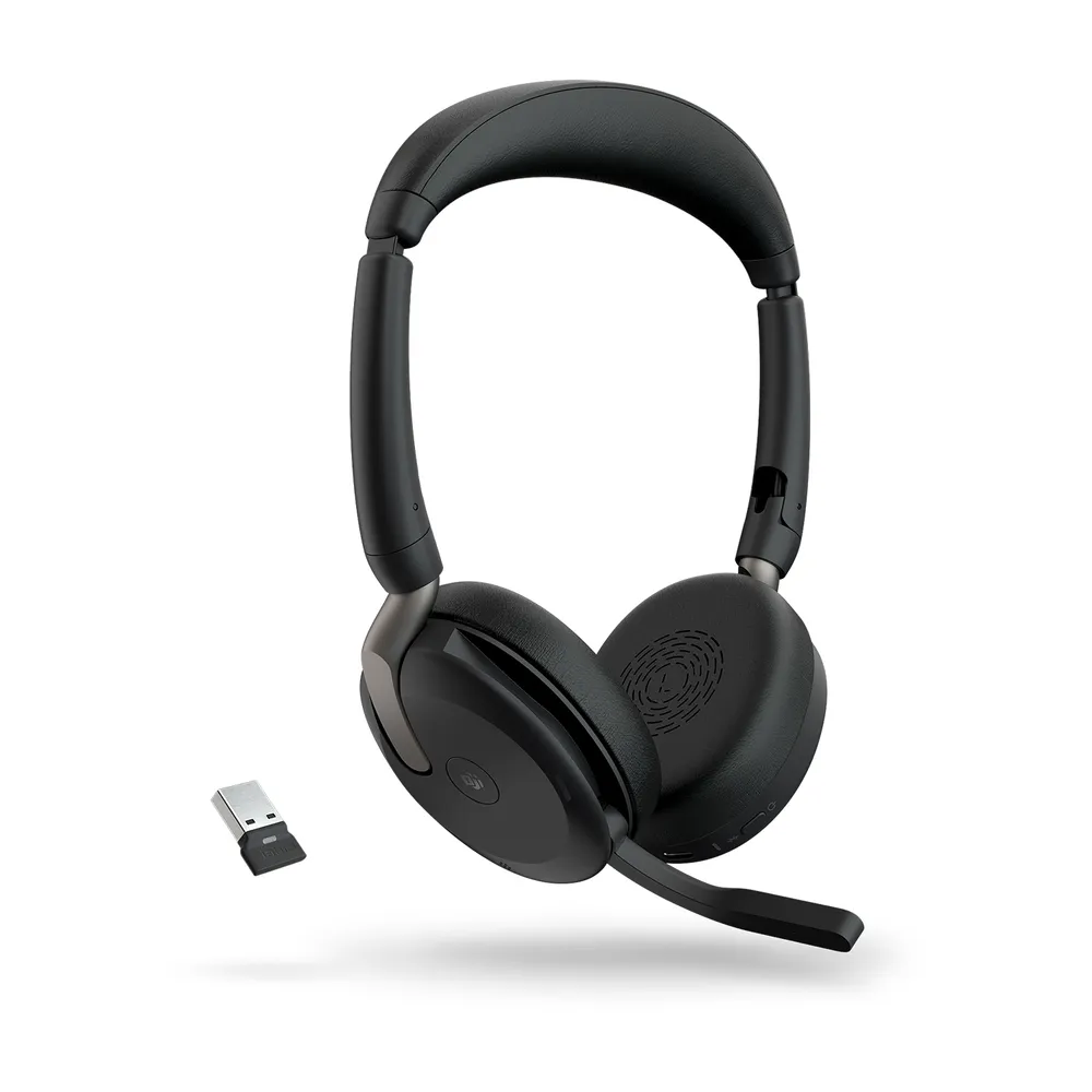 Evolve2 65 Flex Link380a MS Stereo Wireless Charger "26699-999-989OM" (timbru verde 0.18 lei)
