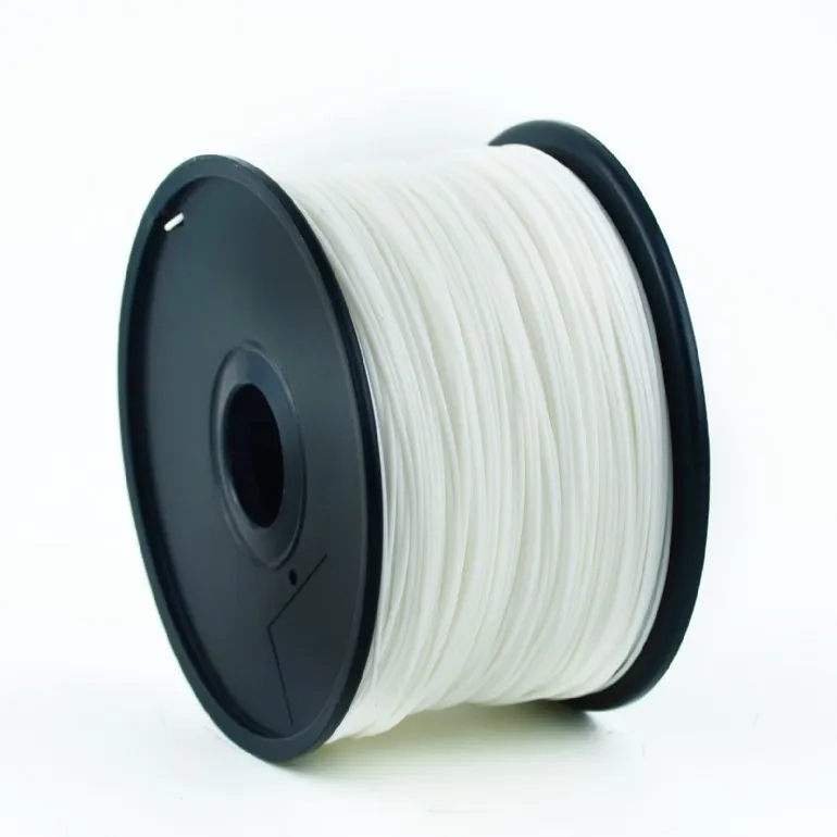 FILAMENT GEMBIRD pt. imprimanta 3d, PLA, 1.75mm diamentru, 1Kg / bobina, aprox. 330m, topire 190-220 grC, white, "3DP-PLA1.75-01-W"