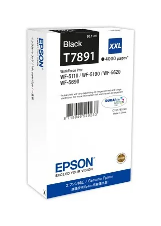 CARTUS CERNEALA EPSON T7891 BK ORIGINAL