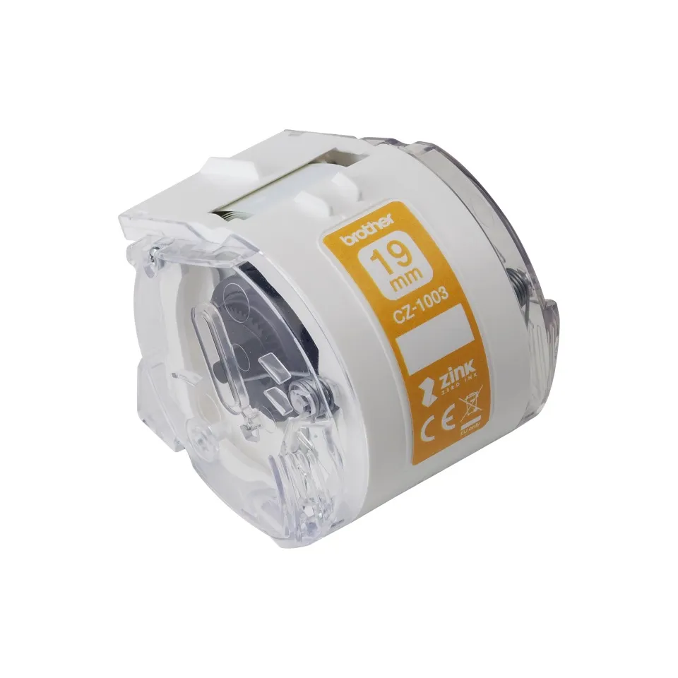 Rola de etichete Original Brother Color, CZ1003, pentru VC-500W, 19mm x 5m