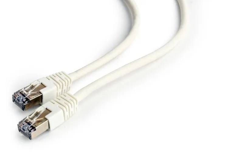 PATCH CORD FTP GEMBIRD Cat6, 0.5 m, alb, AWG26, ecranat PP6-0.5M/W
