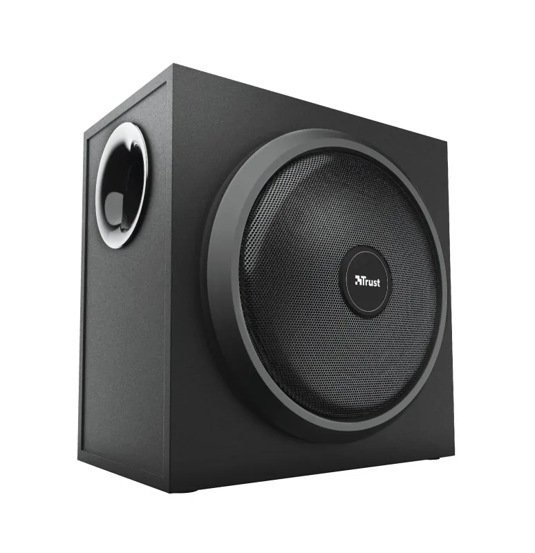 BOXE TRUST, "Yuri " 2.1, RMS: 60 W (2x 15W, 1 x 30W) negru, "TR-23696"  (timbru verde 2.00 lei)