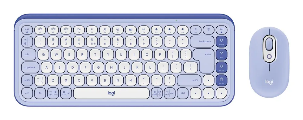 LOGITECH POP ICON COMBO - LILAC - US INTL - BT  - INTNL-973 "920-013078" (timbru verde 0.8 lei)