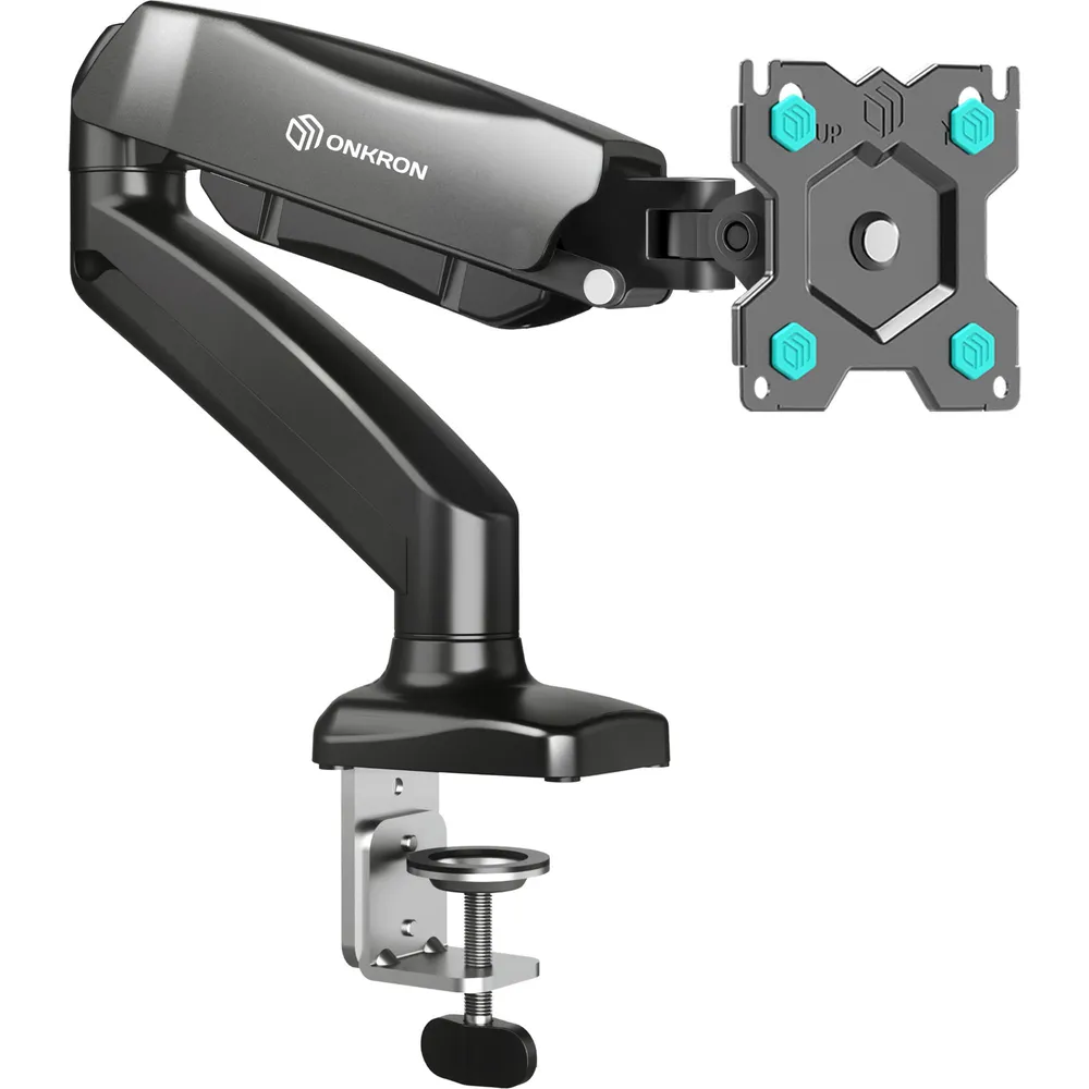 ONKRON Monitor Desk Mount for 13 to 32-Inch LCD LED OLED Screens up to 8 kg, Black
