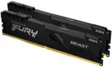 Memorie RAM Kingston Fury Beast, DIMM, DDR4, 32GB, 2666MHz, CL16, 1.2V, Kit of 2