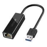 ADAPTOR RETEA Ugreen, "CR111" USB to RJ-45 Gigabit LAN Adapter, LED, negru 20256