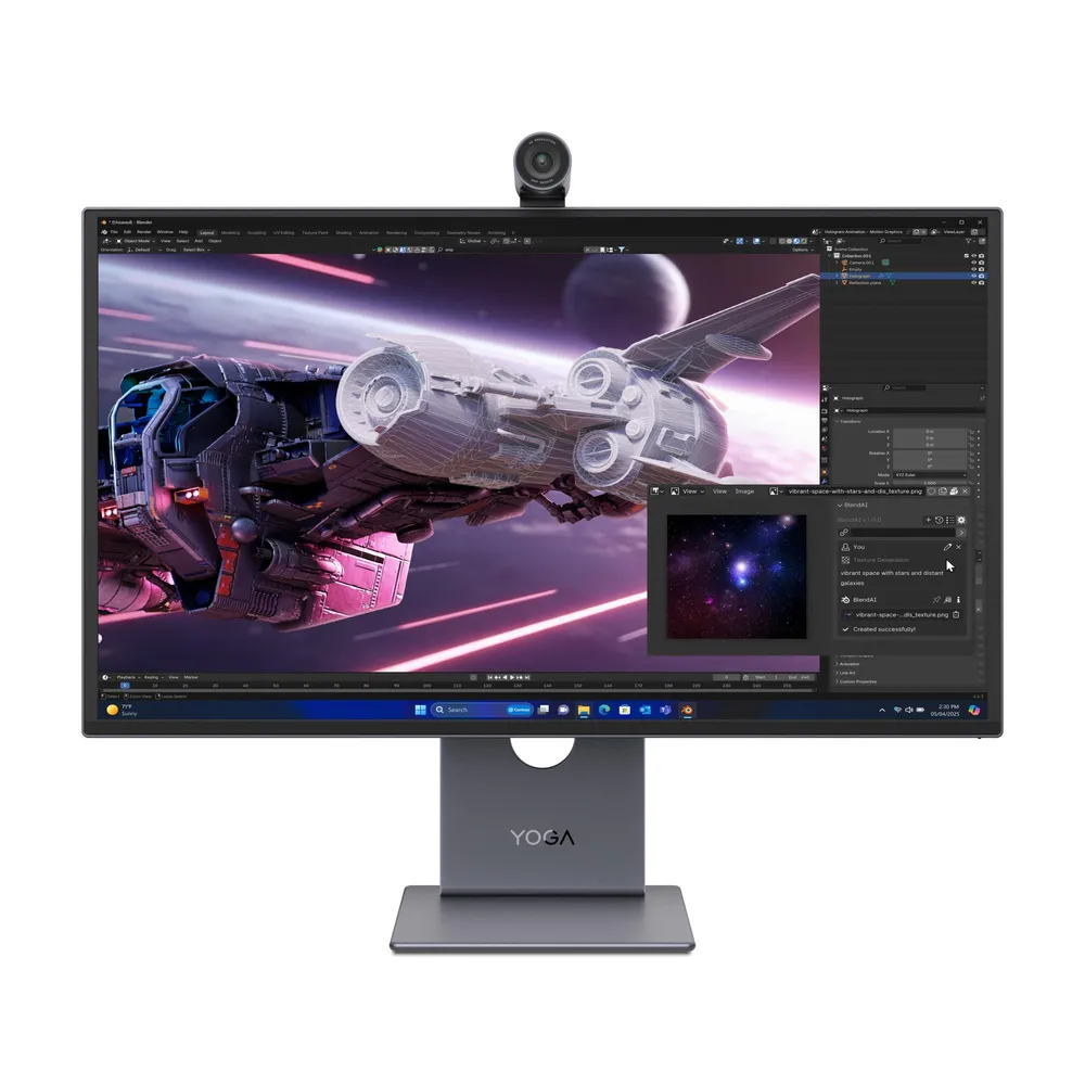 Monitor Consumer Lenovo Yoga Pro 27UD-10, 26.5", 3840 x 2160 pixeli, Black, 3 ani Garantie