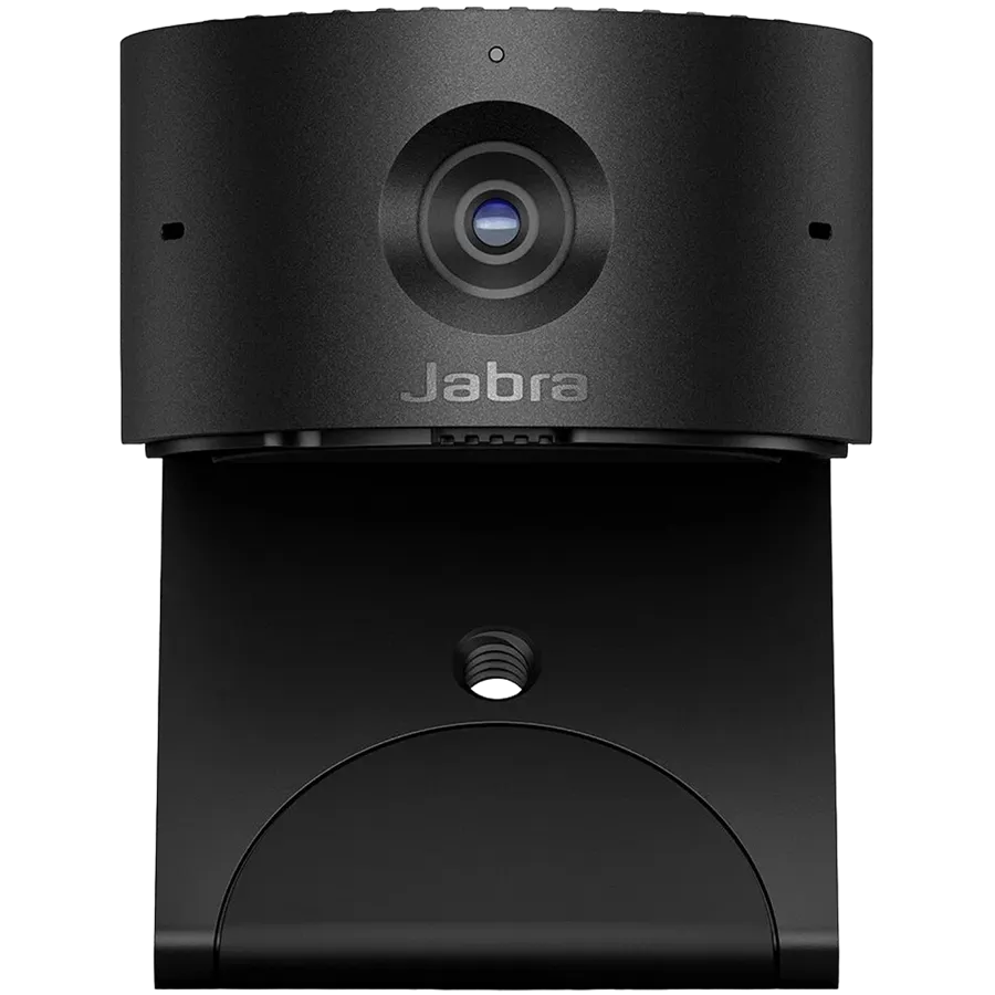 JABRA PanaCast 20, Premium AI-powered 4K Ultra HD video quality, AI-driven Intelligent Zoom, Intelligent Lighting Optimization, P-n-P, Powerful on-board AI processor, Integrated privacy cover, Clips to any monitor, with protective case, Plug&Play
