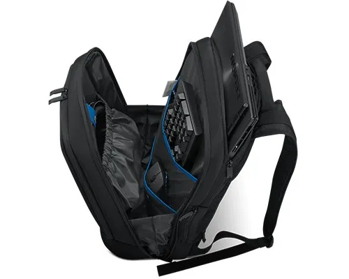RUCSAC LAPTOP GAMING LENOVO AMORED 17" , NEGRU, GX40V10007