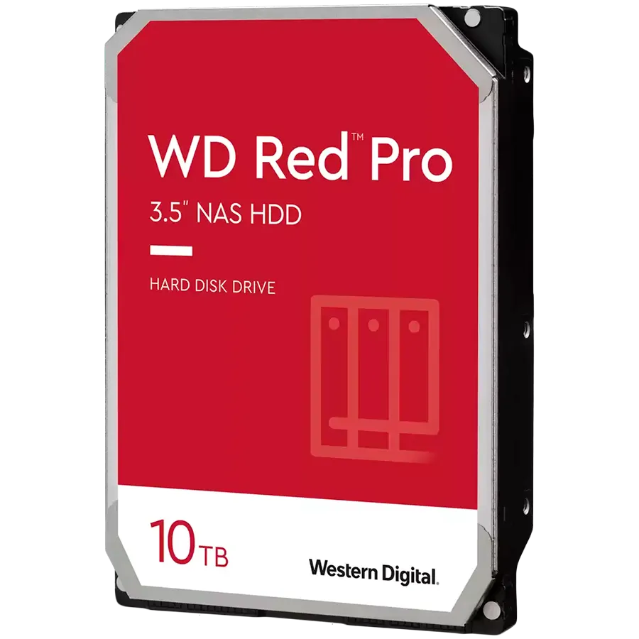 HDD NAS WD Red Pro 10TB CMR, 3.5, 512MB, 7200 RPM, SATA, TBW: 550 "WD103KFBX"