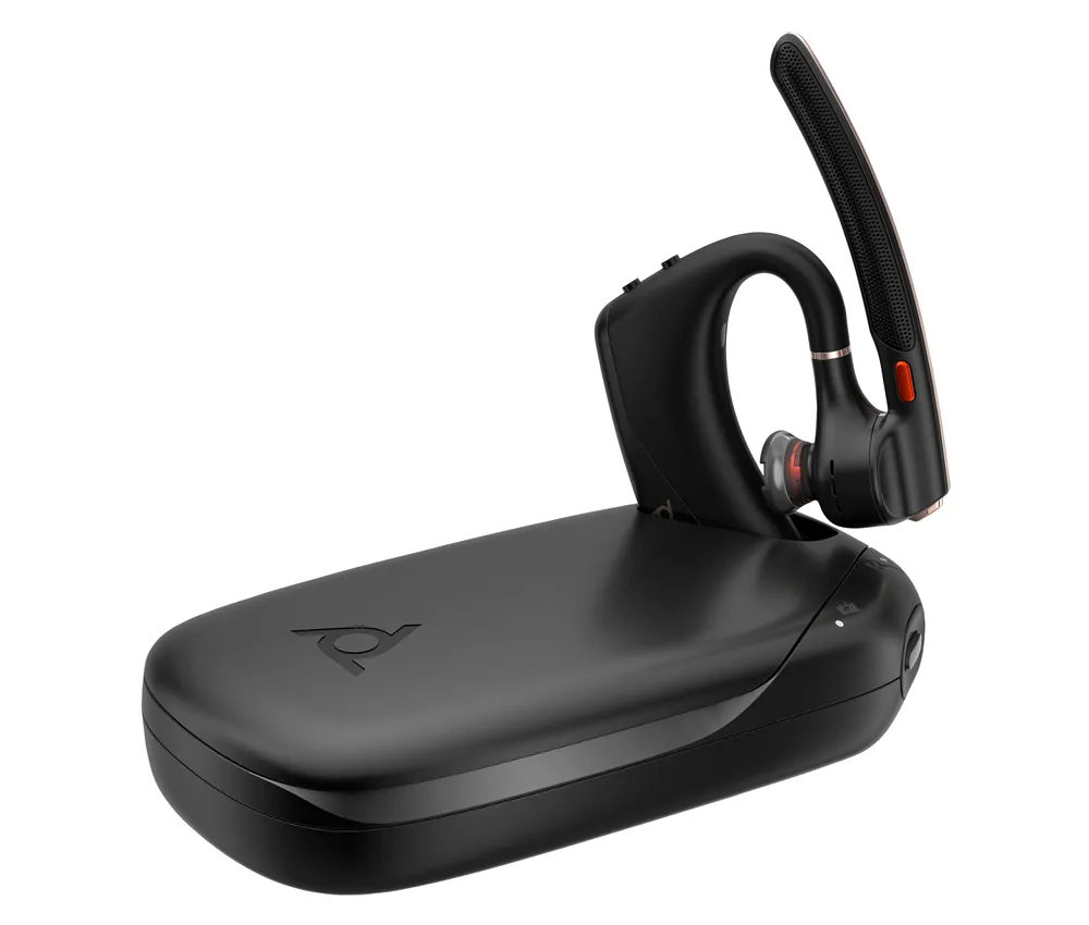HP Poly Voyager Legend 50-M Headset UC Fără fir Cârlig-ureche Business/Everyday Bluetooth Stand de încărcare Negru