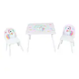 Set 2 scaune +birou Unicorns, U-Grow