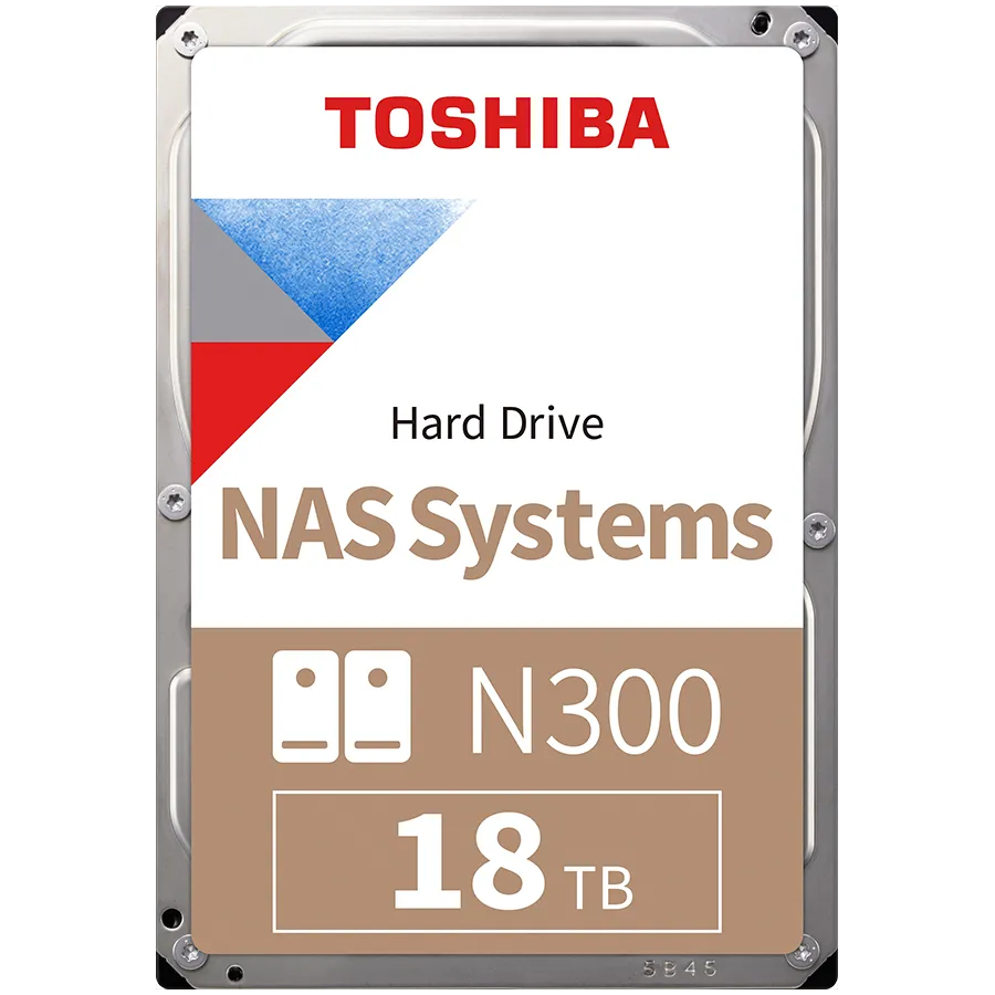 HDD NAS TOSHIBA N300 18TB CMR, 3.5'', 1024MB, 7200RPM, SATA, TBW: 180