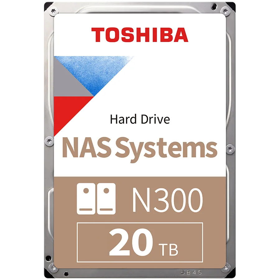 HDD NAS TOSHIBA N300 20TB CMR, 3.5'', 1024MB, 7200RPM, SATA, TBW: 180