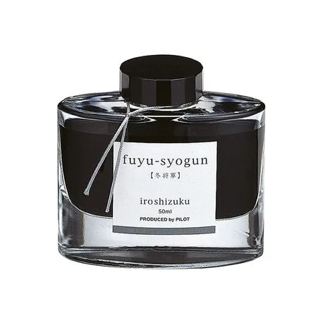 Cerneala Iroshizuku "Fuyu-Syogun" Pilot 50 ml gri Cerneala Pilot Iroshizuku "Fuyu-Syogun" 50 ml gri
