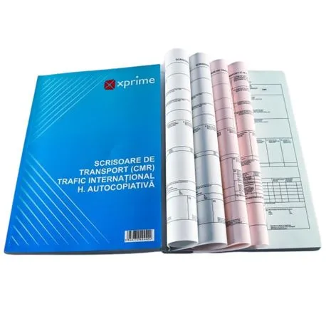 SCRISOARE DE TRANSPORT (CMR) 5 EX AUTOCOPIATIVA- INTERNATIONAL