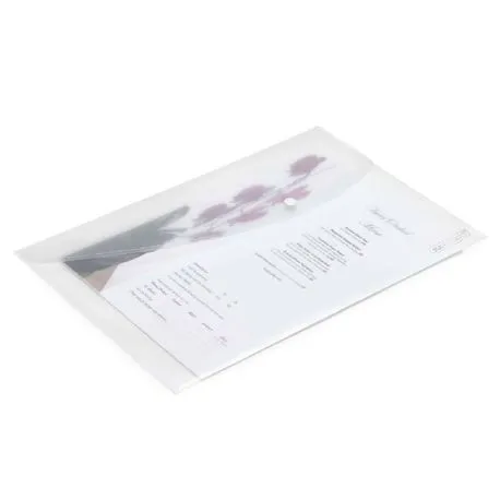 Mapă cu capsă A4+ Rapesco transparentă 354 x 243mm set 5 bucăți