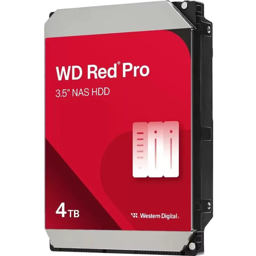 HDD NAS WD Red Pro 4TB CMR, 3.5'', 256MB, 7200 RPM, SATA, TBW: 550