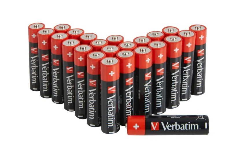 BATERIE VERBATIM  AA (R6), 1.5V alcalina, 24 buc., 49505