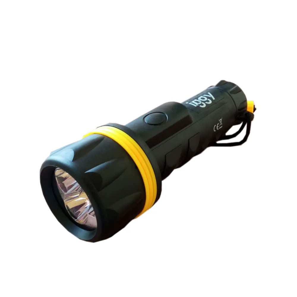 LANTERNA LED Iggy, 80 lumen, IP44, material ABS+cauciuc, baterie: 2 x D IGFL-LED-LAMP-02