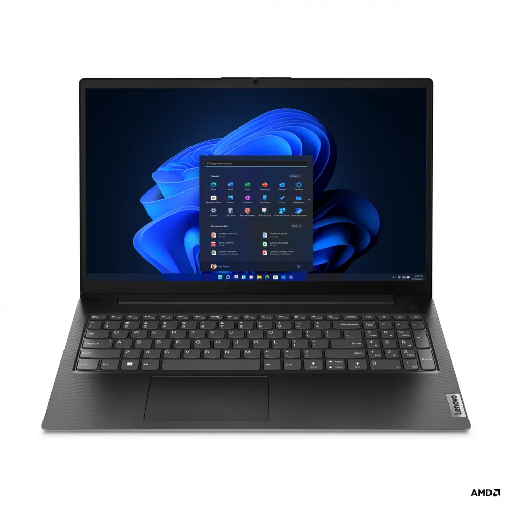 Lenovo V15 G4 AMN, AMD Ryzen™ 5 7520U (2.80 GHz, 2 MB), 15.6 1920 x 1080 Non-Touch, 8.0GB, 1x512GB SSD M.2 2242 PCIe Gen4 TLC, Business Black, AMD Radeon™ 610M,