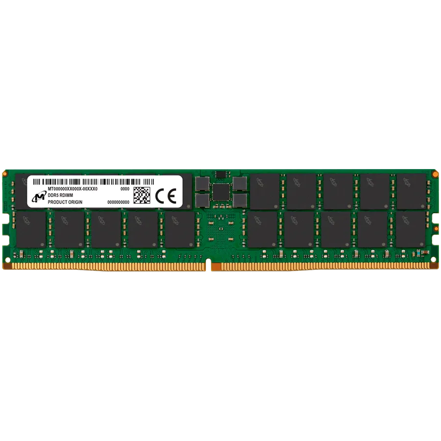 Micron ECC UDIMM DDR5 16GB 1Rx8 5600MHz PC5-38400 ECC UNBUFFERED | MTC10C1084S1EC56BR