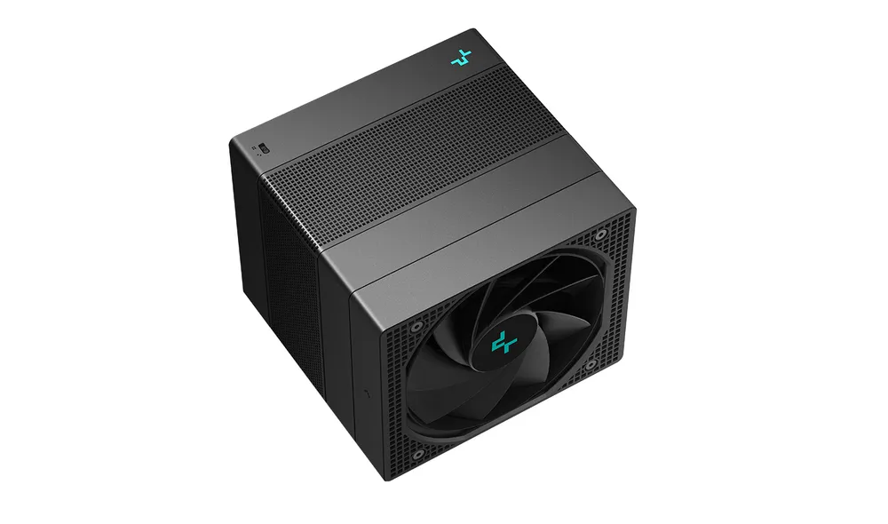 Cooler Deepcool "ASSASSIN IV", compatibil skt. Intel si AMD, racire cu aer, ventilator 140 mm x 2, 1700 rpm, inaltime cooler 164 mm, 7 heatpipe,  "R-ASN4-BKNNMT-G" (timbru verde 2.00 lei)