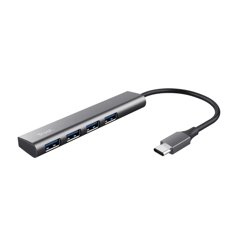 Hub Trust Halyx USB-C to 4 x USB-A 3.2, TR-24948