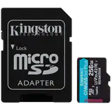 CARD MEMORIE microSDXC Canvas Go Plus Gen4 200MB/s A2 U3 V30 Card + Adapter "SDCG4/256GB