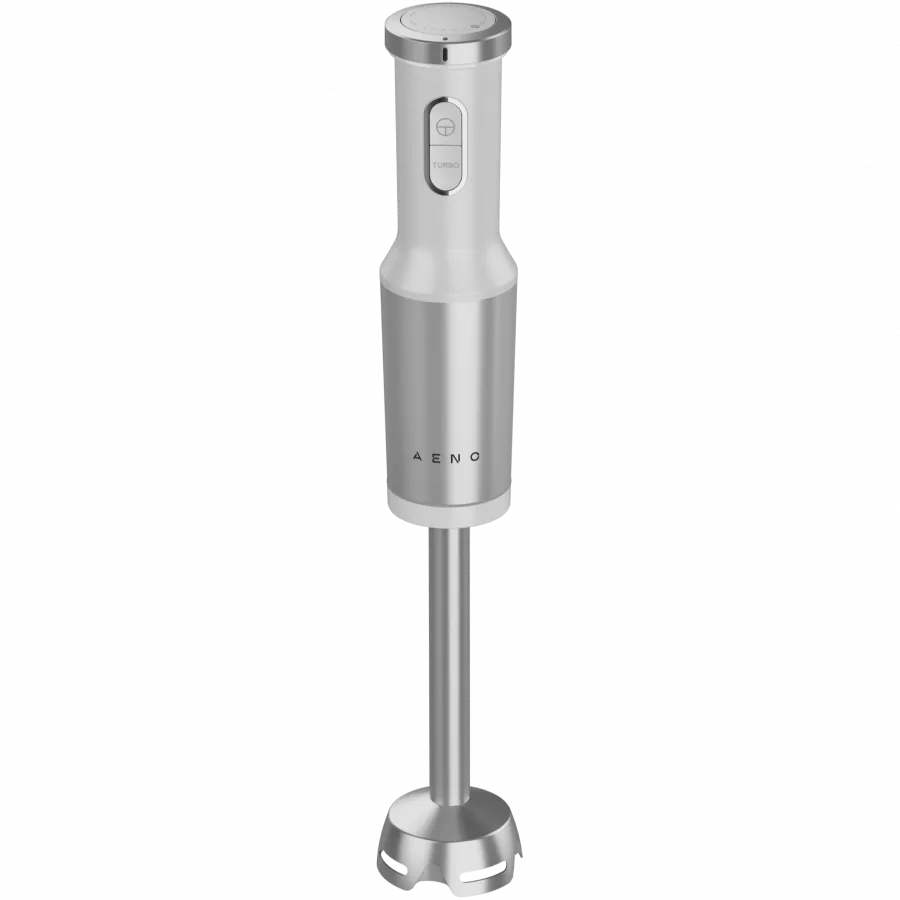 AENO HB4W Hand Blender Set, 1200W, Tiger Teeth Cutter, Whisk, White