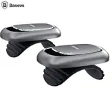 CARLIG auto Baseus Beetle, aluminiu, adeziv 3M, suporta max 2 kg, argintiu, ACGGJK-0G