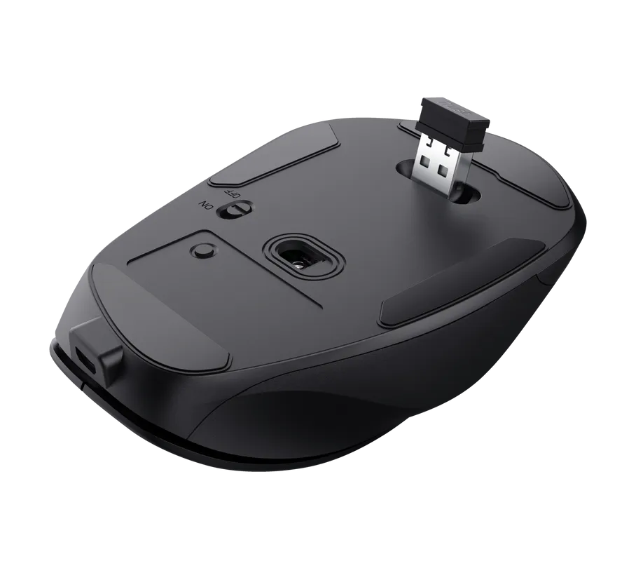Mouse Trust Fyda WS 2400 DPI, negru "TR-24727" (timbru verde 0.18 lei)