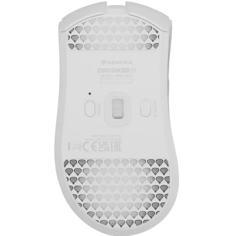Mouse Gaming Genesis Zircon 880 PRO Wireless White "NMG-2382" (timbru verde 0.18 lei)