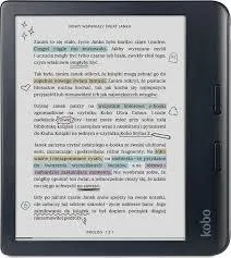 Kobo Libra Colour e-Book Reader|E Ink touchscreen 7 inch|1680xxxx1264|32GB|1GHz|0.215kg|Wireless|Comfort Light PRO|IPX8 - up to 60 mins in 2 metres of water|Bk "N428-KU-BK-K-CK" (timbru verde 0.9 lei)