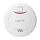 DETECTOR de fum LOGILINK, montare tavan/ perete, alarma 85 dB, buton test, baterie 3V, VdS, alb "SC0010"
