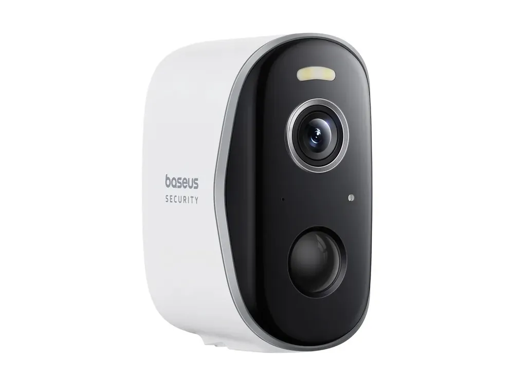 CAMERA IP Exterior Baseus N1 +, 2K, 2304 x 1296, acumulator integrat, unghi pana la 120 grade, IP67, dist. IR 30 m, tip lentila fixa 3 mm, 3 Mpx, wireless + RJ-45, slot SD card, "S0TZ002130" (timbru verde 0.8 lei)