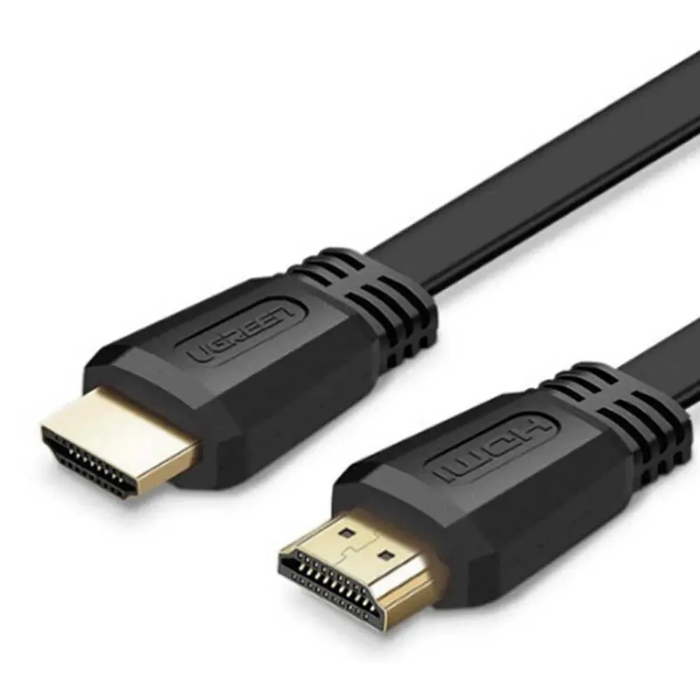 CABLU video Ugreen, ED015 HDMI (T) la HDMI (T) 4K la 60Hz, lungime 3m, flat, negru 50820