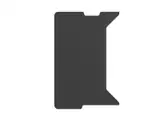 Piesa birou GENESIS HOLM MODULAR LEFT 50 cm, material MDF, culoare antracit