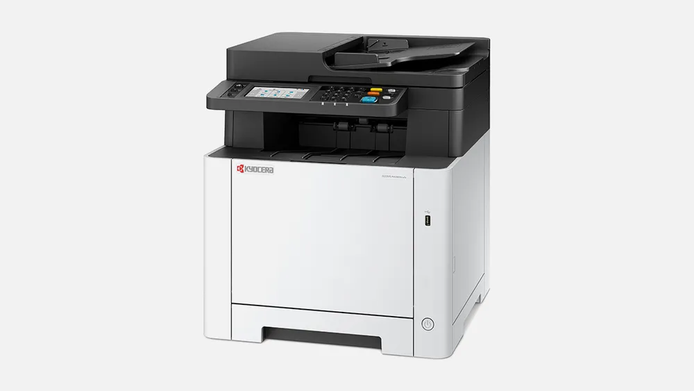 Multifunctional Laser Color Kyocera, A4, Functii:Impr|Scan|Cop|Fax,Viteza Print Mono:26ppm,Viteza Print color:26ppm,Conectiv:USB|Ret|WiFi,Duplex:Da,ADF:DADF(Timbru Verde 40lei) "MA2600cwfx"