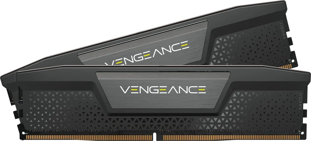 Corsair Memorie DDR5, 32GB, KIT 2x16GB, 6000MT/s, C38, 1.35V, XMP&EXPO, Negru, Vengeance "CMK32GX5M2B6000C38"