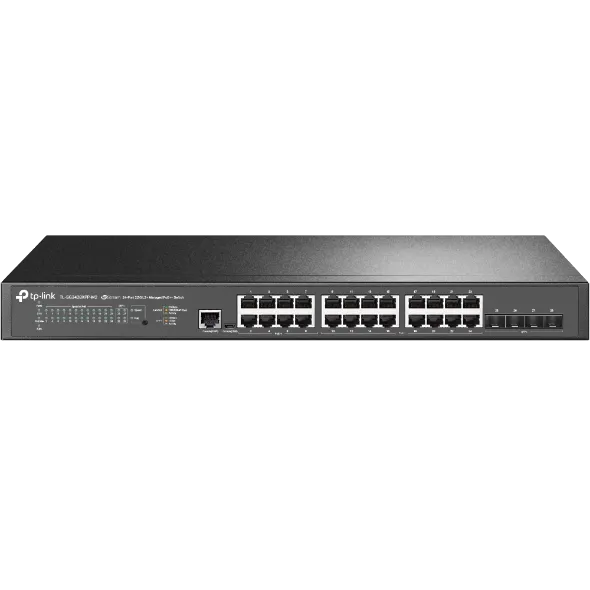 Switch cu management L2+ TP-Link " TL-SG3428XPP-M2 ", JetStream 24-Port 2.5GBASE-T and 4-Port 10GE SFP+ with 16-Port PoE+ & 8-Port PoE++ "SG3428XPP-M2" (timbru verde 2 lei)