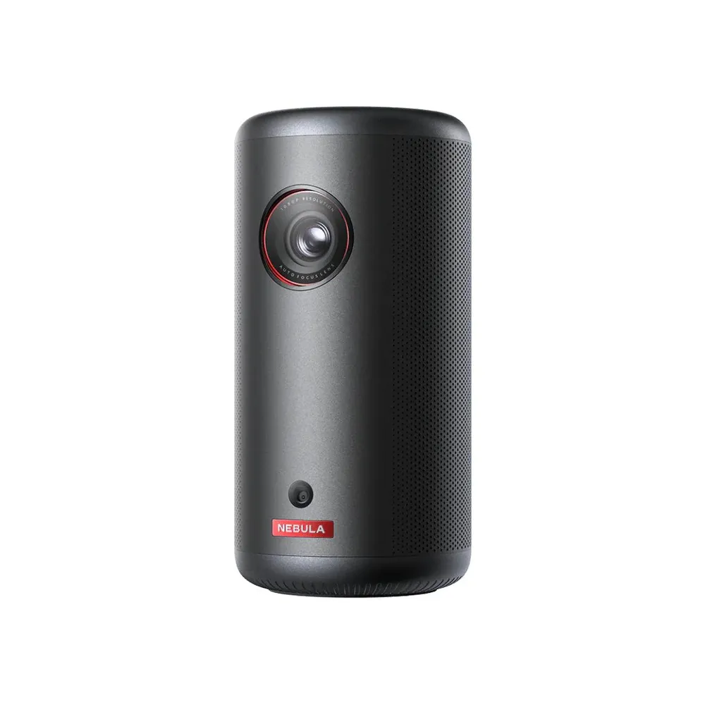 Proiector portabil Anker "Nebula Capsule 3" DLP 300 ANSI lumeni, auto-focus, Wi-Fi si BTH, difuzor 8W, smart TV, compatibilitate ecran max 120", 16GB memorie interna, negru "D2425212" (timbru verde 0,18 lei) - 0194644176075