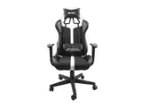 Scaun gaming FURY AVENGER XL, material piele ecologica+polyester, reglabil pe inaltime, greutate maxima suportata 150 kg, inaltime scaun reglabil 46.5 - 56.5 cm, spatar ajustabil 180°, dimensiuni roti 60mm,  echipat cu piston cu gaz clasa 3, manere 4D, alb