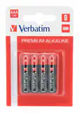 BATERIE VERBATIM  AAA (R3) 1.5V alcalina  4 buc / set 49920